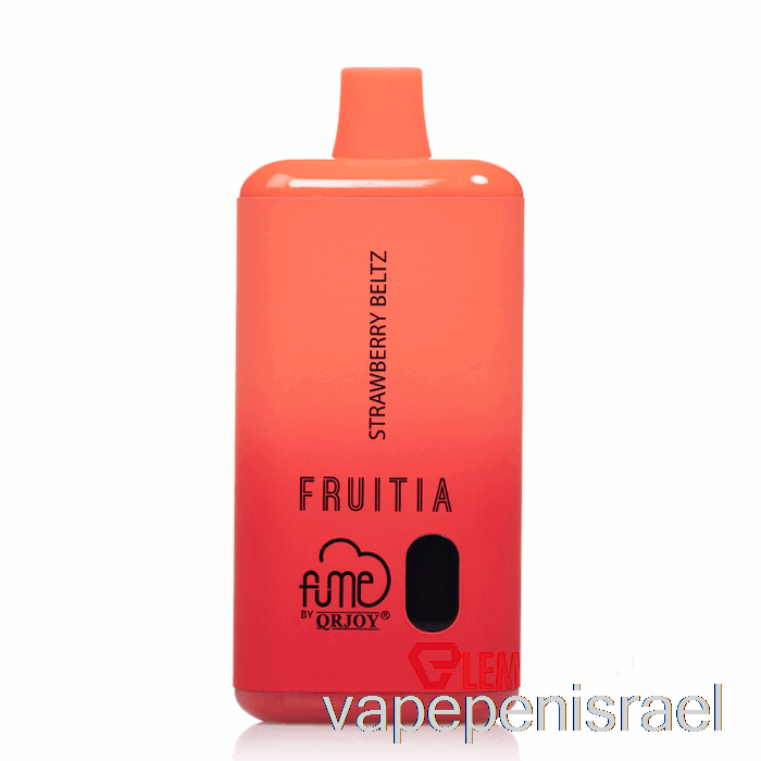 חד פעמי Vape Israel Fruitia X Fume 8000 תות חד פעמי בלט